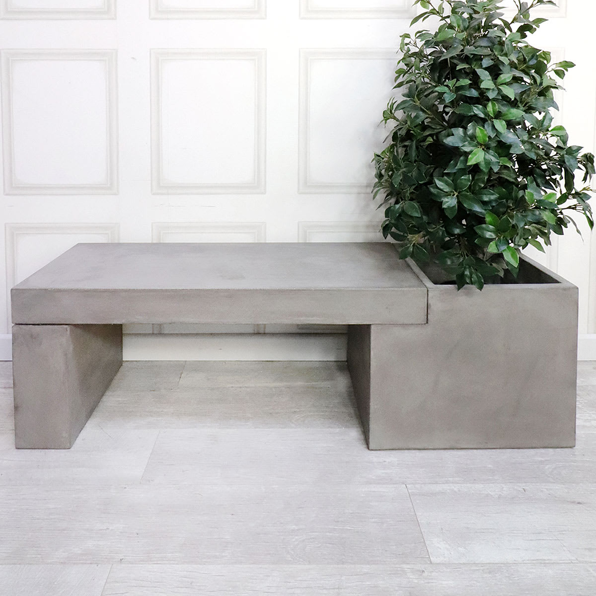 Concrete Bench Planter Nicky Cornell