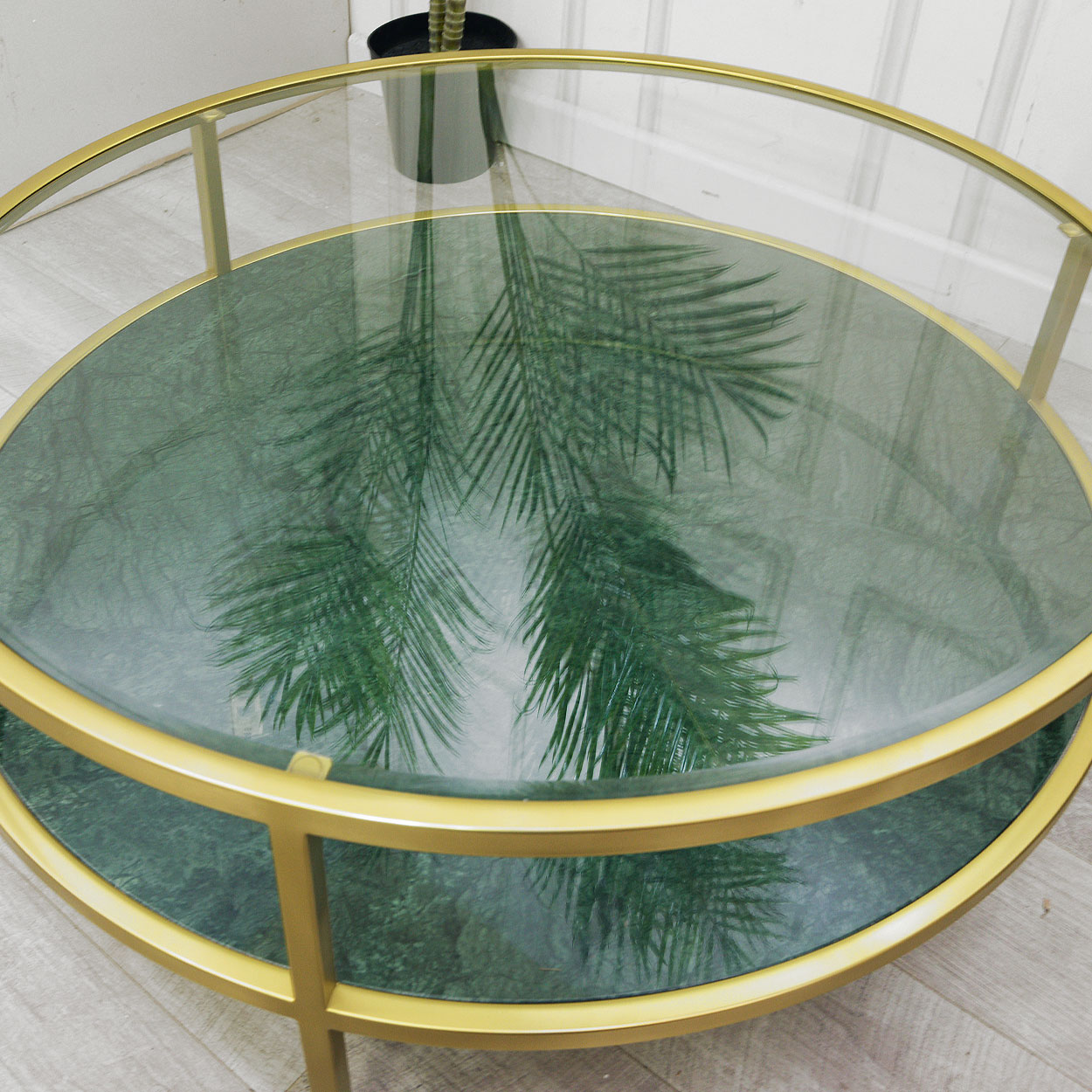 Green Marble Round Coffee Table Nicky Cornell