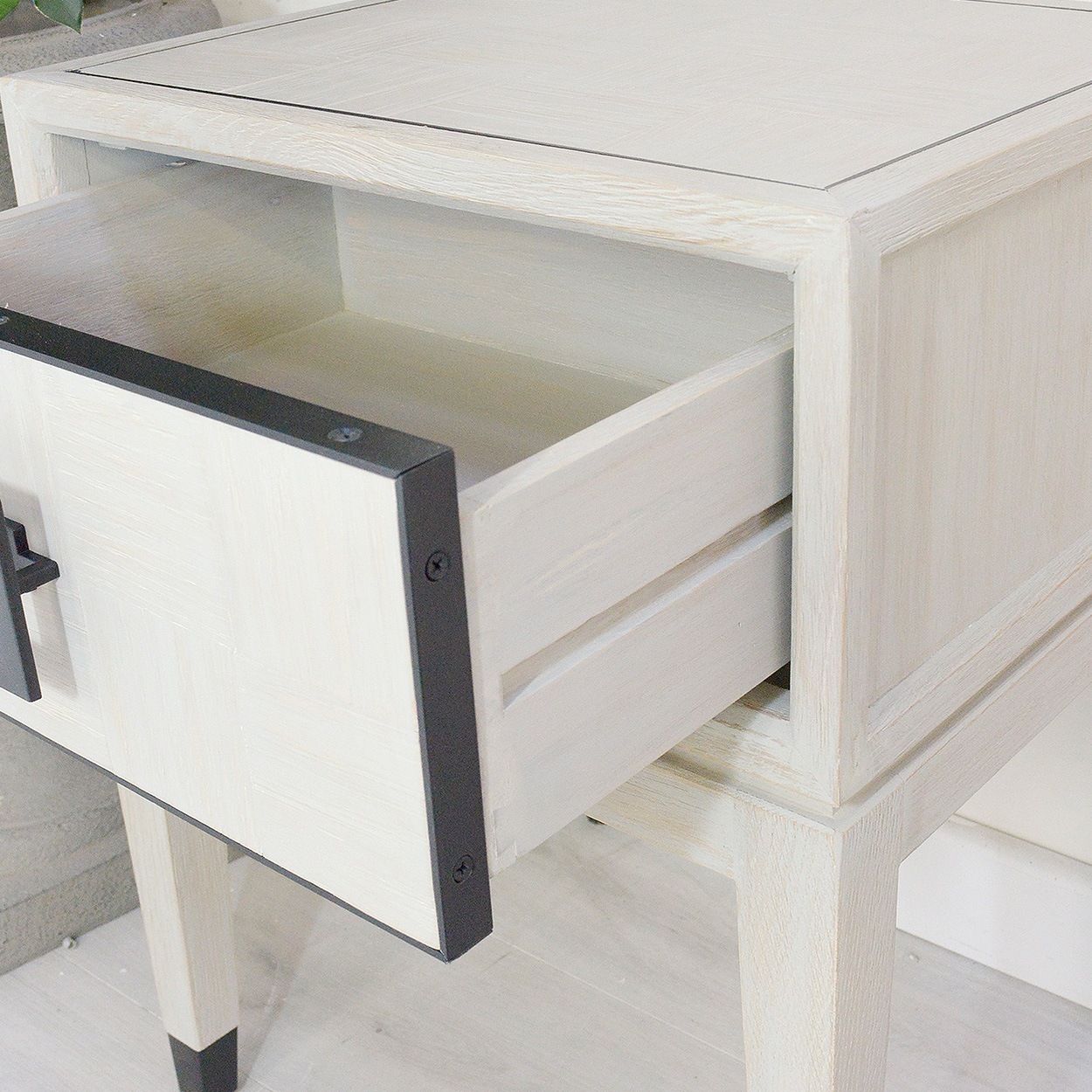 Astor Squares 1 Drawer Bedside Table from the Boho Furniture Collection ...