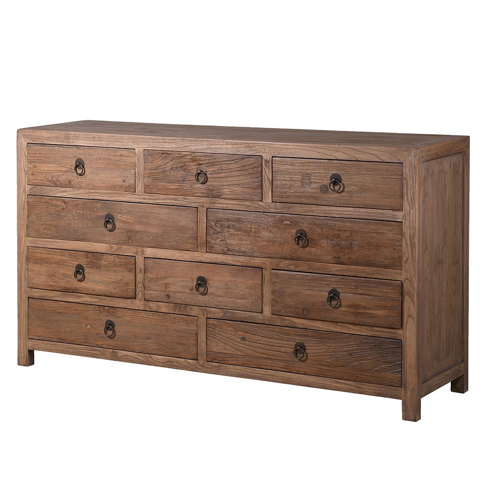 Farmhouse Reclaimed Large Chest of Drawers Nicky Cornell