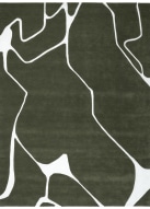 3877 IVORY/SEAWEED 3.00m x 2.40m