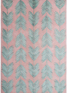 PALM SPRING PINK GREEN 2.40m x 1.70m