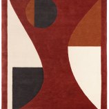 RAMA-14 RED MULTI 2.20m x 1.80m