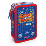 Hartom Game Over 3 Zip Filled Pencil Case