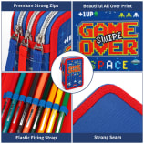 Hartom Game Over 3 Zip Filled Pencil Case