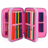 Hartom Unicorn Shine 3 Zip Filled Pencil Case
