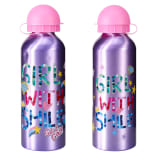 Hartom 'Girl With Smile' Aluminium Bottle