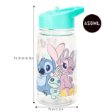 Stitch 450ml Bottle with Straw