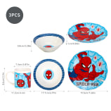 Spider-Man 3pcs Ceramic Dinner Set
