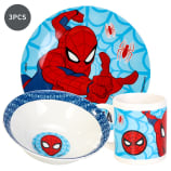 Spider-Man 3pcs Ceramic Dinner Set