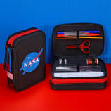 NASA 3 Zipped Filled Pencil Case