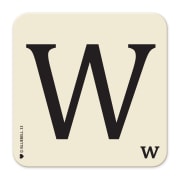 Letter W Table Mat