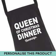 Queen of Christmas Dinner your town apron