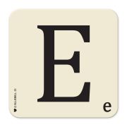 Letter E Coaster