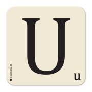 Letter U Coaster