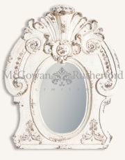 Antique White Architectural Wall Mirror (*S.P.A.*)