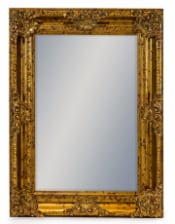 Gold Rectangular Classic Mirror