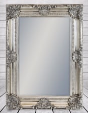 Silver Rectangular Classic Mirror