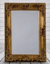 Antique Gold Small Regal Mirror