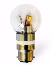 Large Bayonet Silver 4W LED G45 Bulb