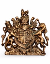 Small Bronze Coat of Arms Wall Plaque (to be bought in qtys of 4)