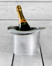 Polished Aluminium Top Hat Ice Bucket