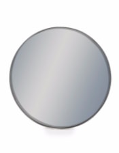 Small Round Silver Framed Arden Wall Mirror