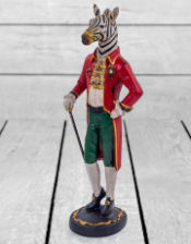 Standing Gentry Zebra Figure