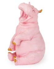 Pink with Gold Details Laughing Hippo Figure