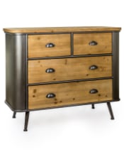 Shoreditch Metal and Wood Chest of Drawers