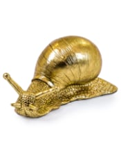 Gold Snail Figure