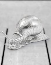 Silver Snail Figure