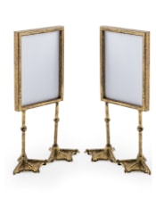 Pair of Antique Gold 5x7" Duck Feet Portrait Photo Frames