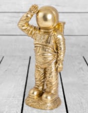 Gold Standing Astronaut Figure