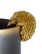 Antique Gold Hanging Hedgehog Pot Decor (to be bought in qtys of 4)