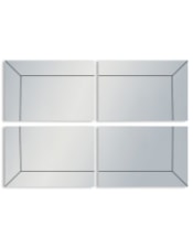 Extra Large 4pc Venetian Corner Panel Mirror (2xA & 2xB)