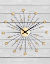 Large Retro Wall Clock