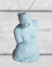 Blue Venus De Milo Hanging Decoration (to be bought in qtys of 8)