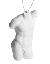 White Male Torso Hanging Decoration (PROMO)