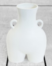 Matt White Large "Love Handles" Booty Vase