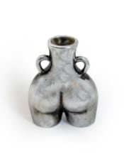 Antique Silver Small "Love Handles" Booty Vase (to be bought in qtys of 2)