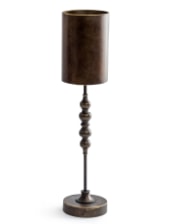 Industrial Metal Franklin Table Lamp w/ Tall Cylinder Shade