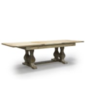 Reclaimed Dark Elm Extending Dining Table