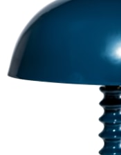 Indigo Ribbed Floor Lamp