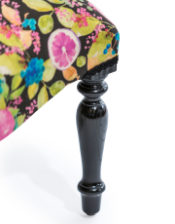 Citrus Fruit Button Back Occasional Chair - Hand Made in the UK
