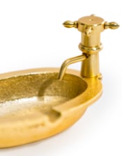 Gold Aluminium Bathtub Soap Dish
