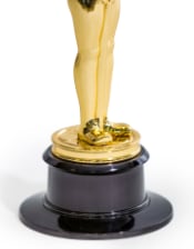 Polished Gold Aluminium Award Ornament