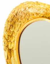Antique Gold Angel Wing Mirror