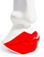 Tall Nose & Lips Vase