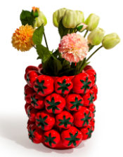 Ceramic Large Multi Tomato Vase